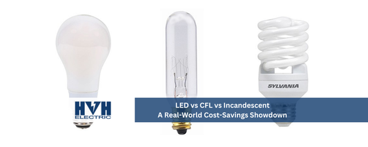 LED vs CFL vs Incandescent